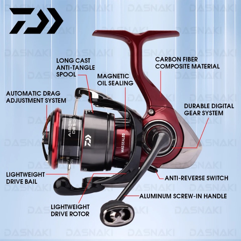 Original DAIWA Fishing Spinnin - Daiwa Reel Fuego ulasan dan harga