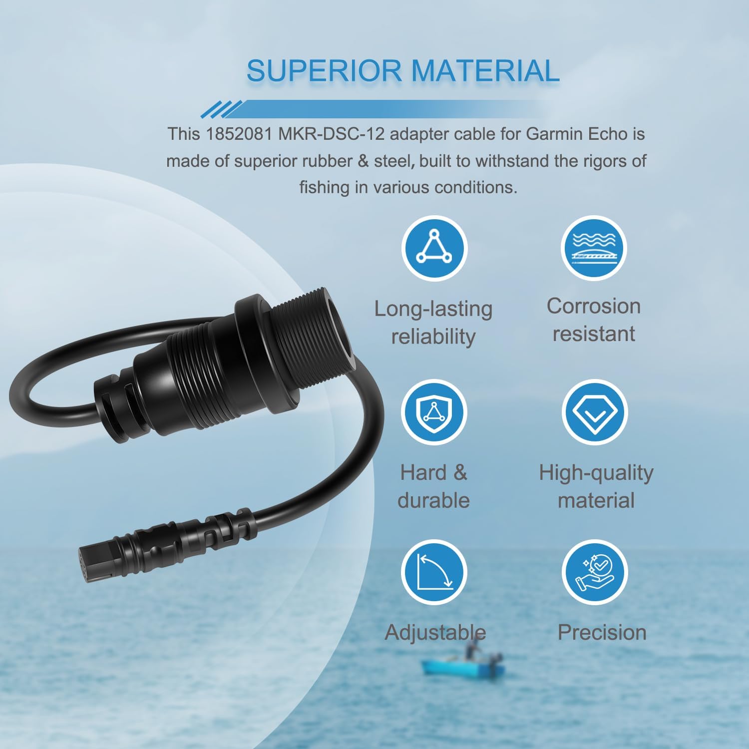1852081 MKR-DSC-12 Adapter Cab - Fish Finder Cable ulasan dan harga
